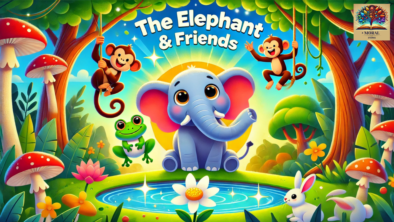 The Lonely Elephant and His New Friends - A Heartwarming Moral Story