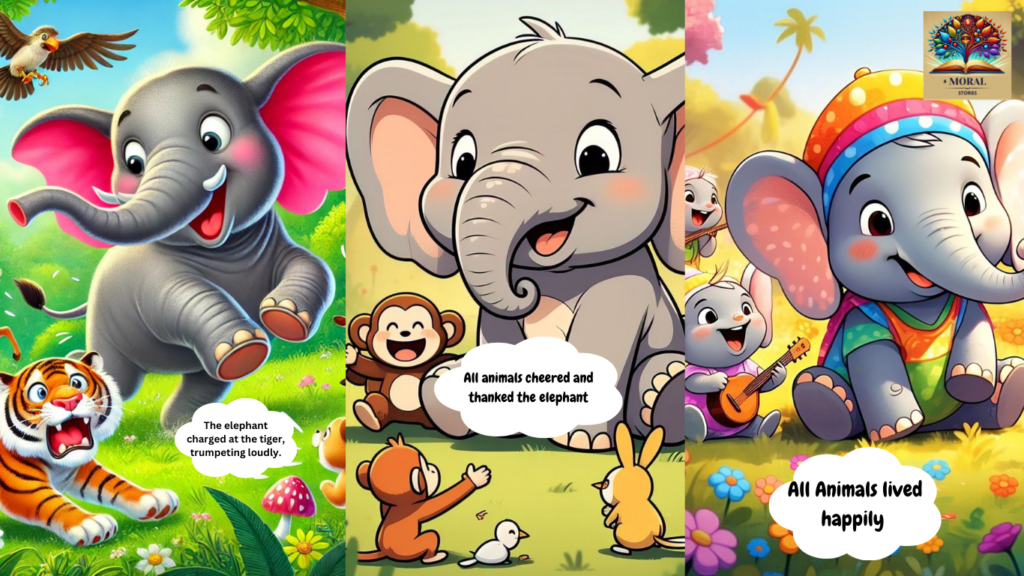 The Lonely Elephant and His New Friends - A Heartwarming Moral Story