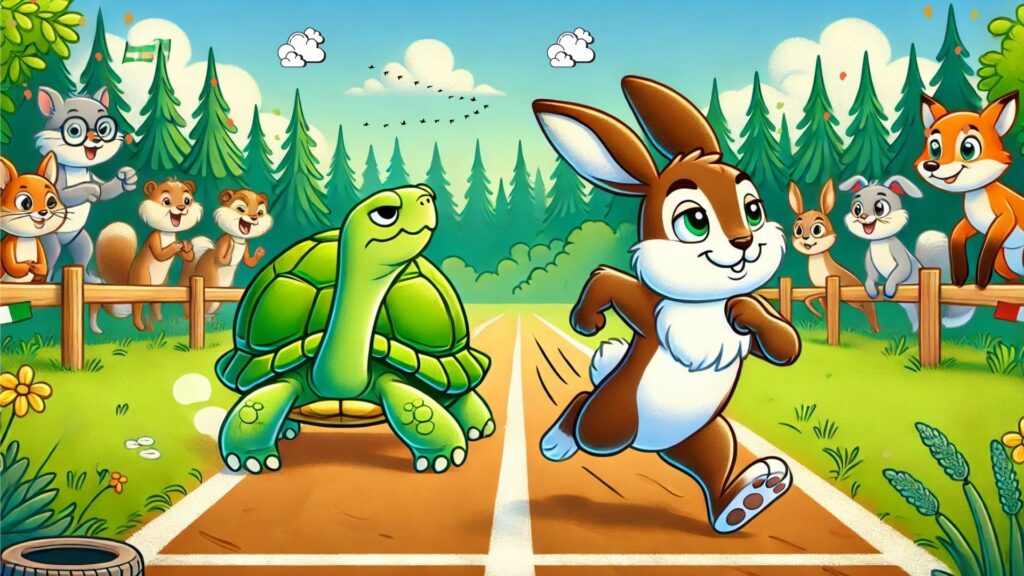 The Tortoise and the Hare Story : The Power of Patience vs. The Dangers of Arrogance - A Motivational Tale for Overcoming Challenges 4 Race begins now (THE TORTOISE AND THE HARE STORY)