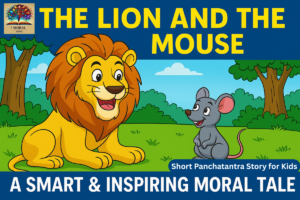the lion and the mouse moral story for kids thumbnail