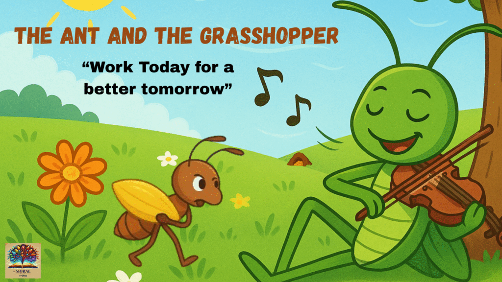 The Ant and the Grasshopper Story in English – A Moral Tale on Hard Work and Preparation 7 The Ant and the Grasshopper Story in English