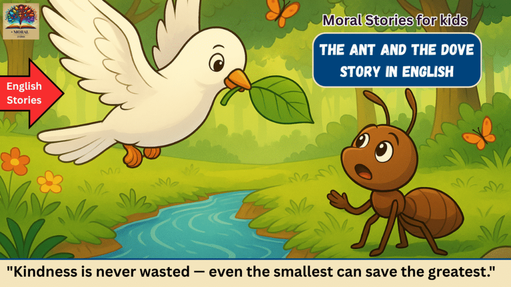"The Ant and the Dove Story in English | A Moral Story for Kids with Lesson" 7 The Ant and the Dove Story in English A Moral Story for Kids with Lesson