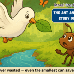 The Ant and the Dove Story in English A Moral Story for Kids with Lesson