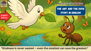 The Ant and the Dove Story in English A Moral Story for Kids with Lesson