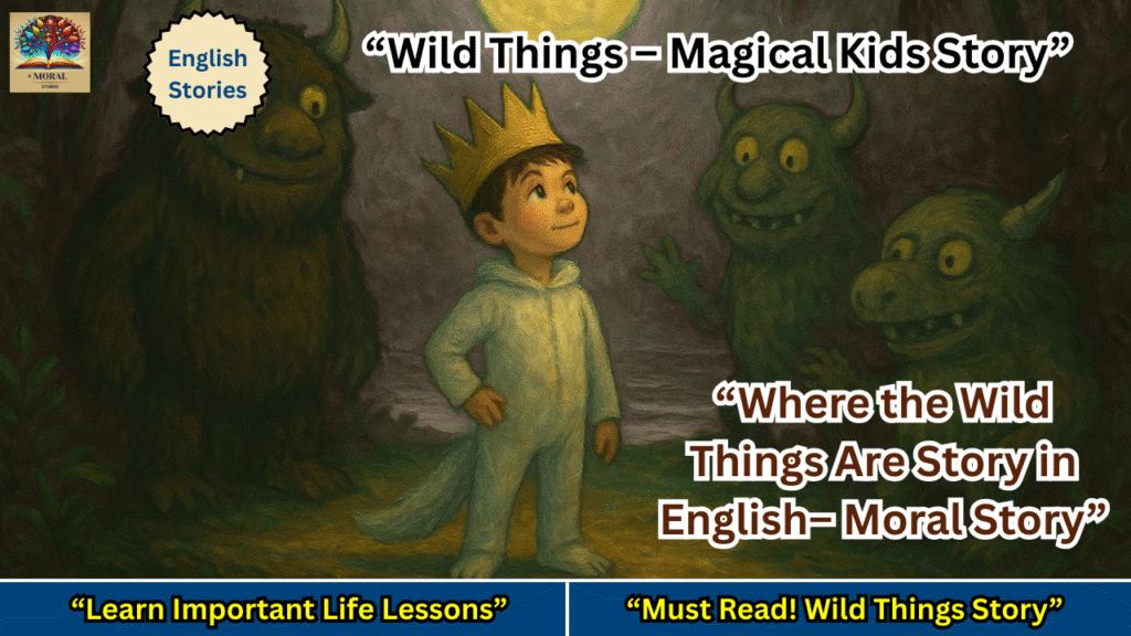 "Where the Wild Things Are Story in English | Kids Moral Story Thumbnail"