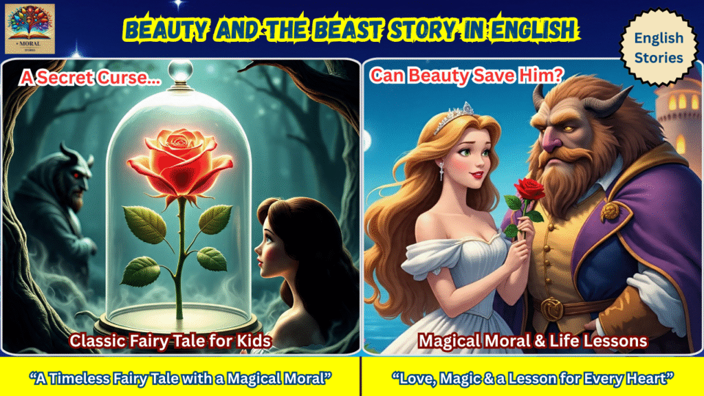 Beauty-and-the-Beast-story-in-English-Classic-fairy-tale-for-kids-with-moral-and-life-lessons-1024x576 📖 Beauty and the Beast Story in English – A Classic Fairy Tale of Love and Wisdom