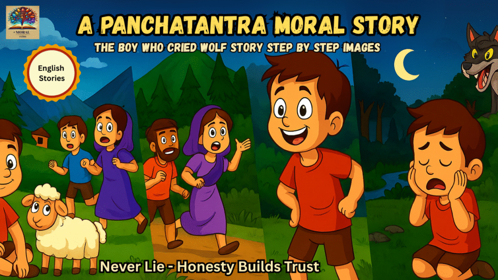 The-Boy-who-cried-wold-story-in-english-panchatantra-moral-story-honesty-builds-trust-1-1024x576 The Boy Who Cried Wolf Story in English – A Timeless Moral Tale Revealing 15 Powerful Life Lessons About Truth, Trust, and Consequences