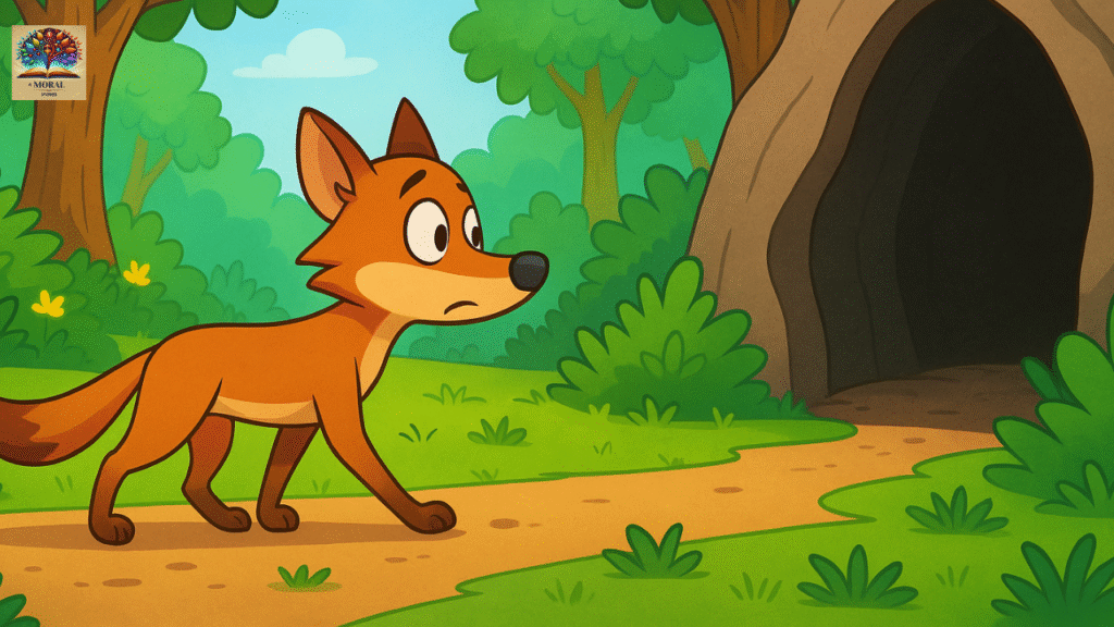 The-Talking-Cave-Story-in-English-scene-4-1024x576 The Talking Cave Story in English – A Clever Jackal Outsmarts the Hungry Lion | Panchatantra Moral Tale