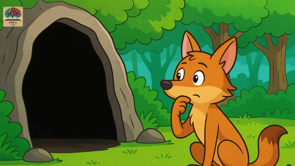 The-Talking-Cave-Story-in-English-scene-6-1024x576 The Talking Cave Story in English – A Clever Jackal Outsmarts the Hungry Lion | Panchatantra Moral Tale