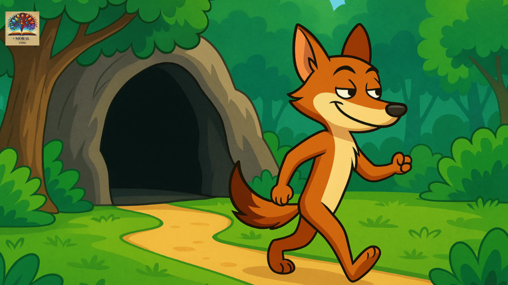 The-Talking-Cave-Story-in-English-scene-8-1024x576 The Talking Cave Story in English – A Clever Jackal Outsmarts the Hungry Lion | Panchatantra Moral Tale