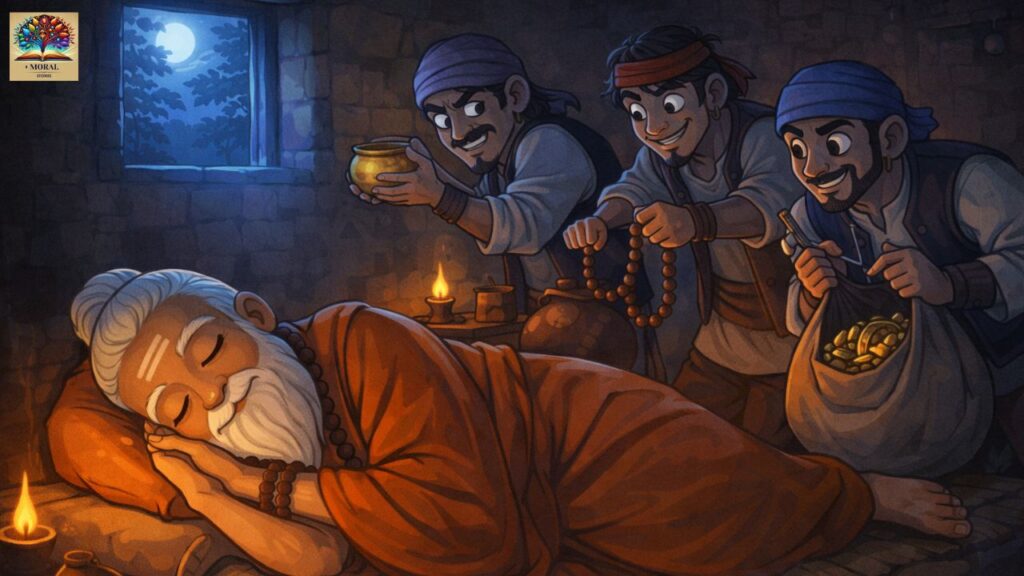 136-1024x576 The Foolish Sage and the Thieves: A Moral Story About Overconfidence and Wisdom