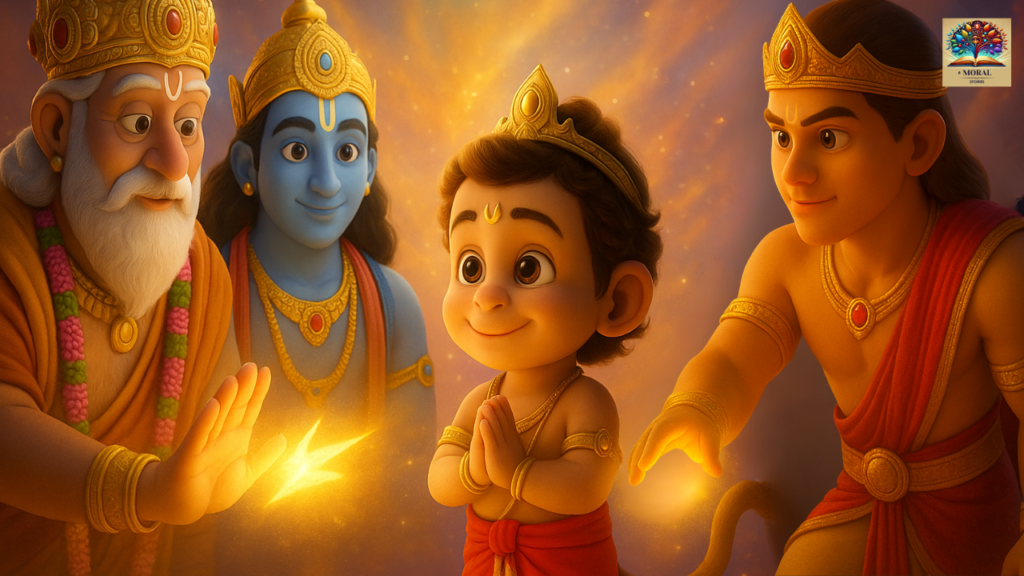 97-1024x576 Little Hanuman and the Sun God | Hanuman Childhood Story in English | Moral Story for Kids | Hindu Mythology for Kids