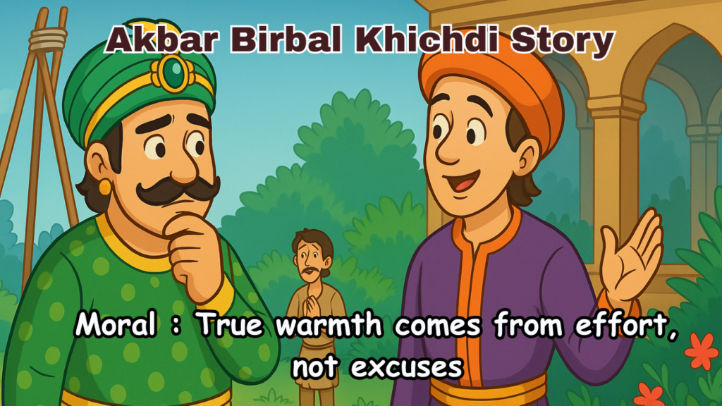 Add-a-heading-1024x576 Akbar Birbal Khichdi Story in English with Moral – A Timeless Tale of Wisdom, Justice and Hope for Kids | Birbal Khichdi story pictures