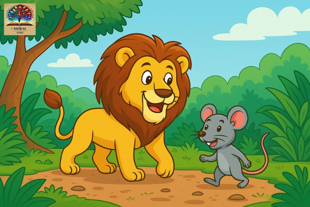 The-Lion-and-the-Mouse-become-friends-–-a-beautiful-ending-to-the-story-1024x683-11 The Lion and the Mouse Story with Moral – A Powerful Lesson About Kindness