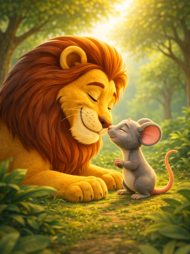 The Lion and the Mouse – A Powerful Moral Story on Kindness & Friendship