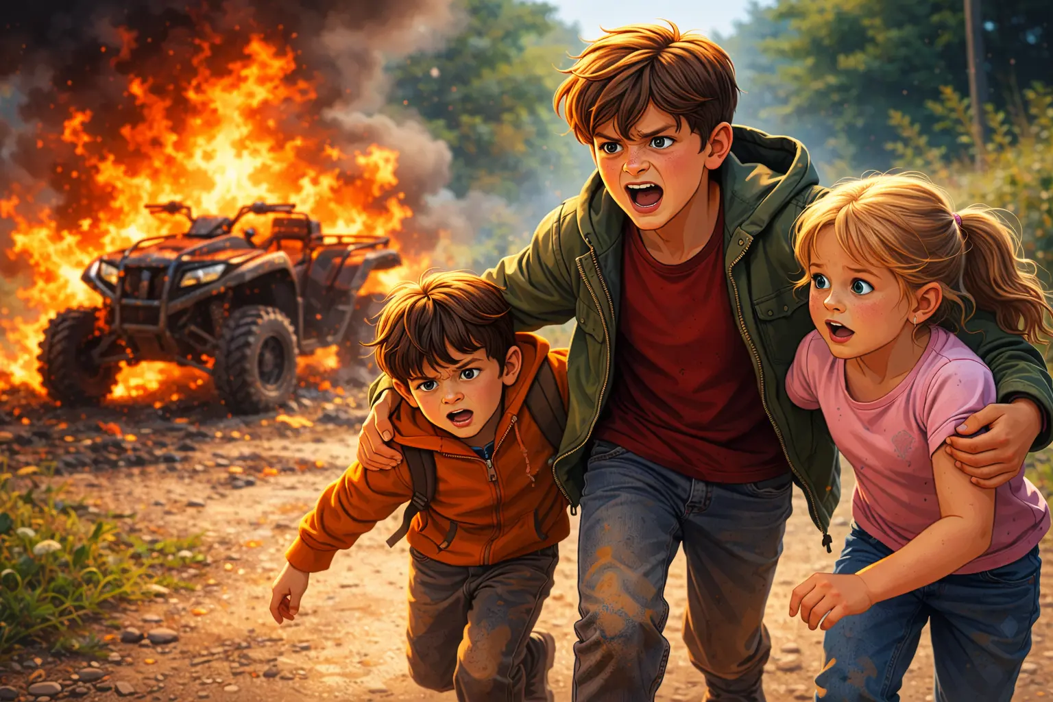 inspirational true story of a 12 year old boy saving children from an accident