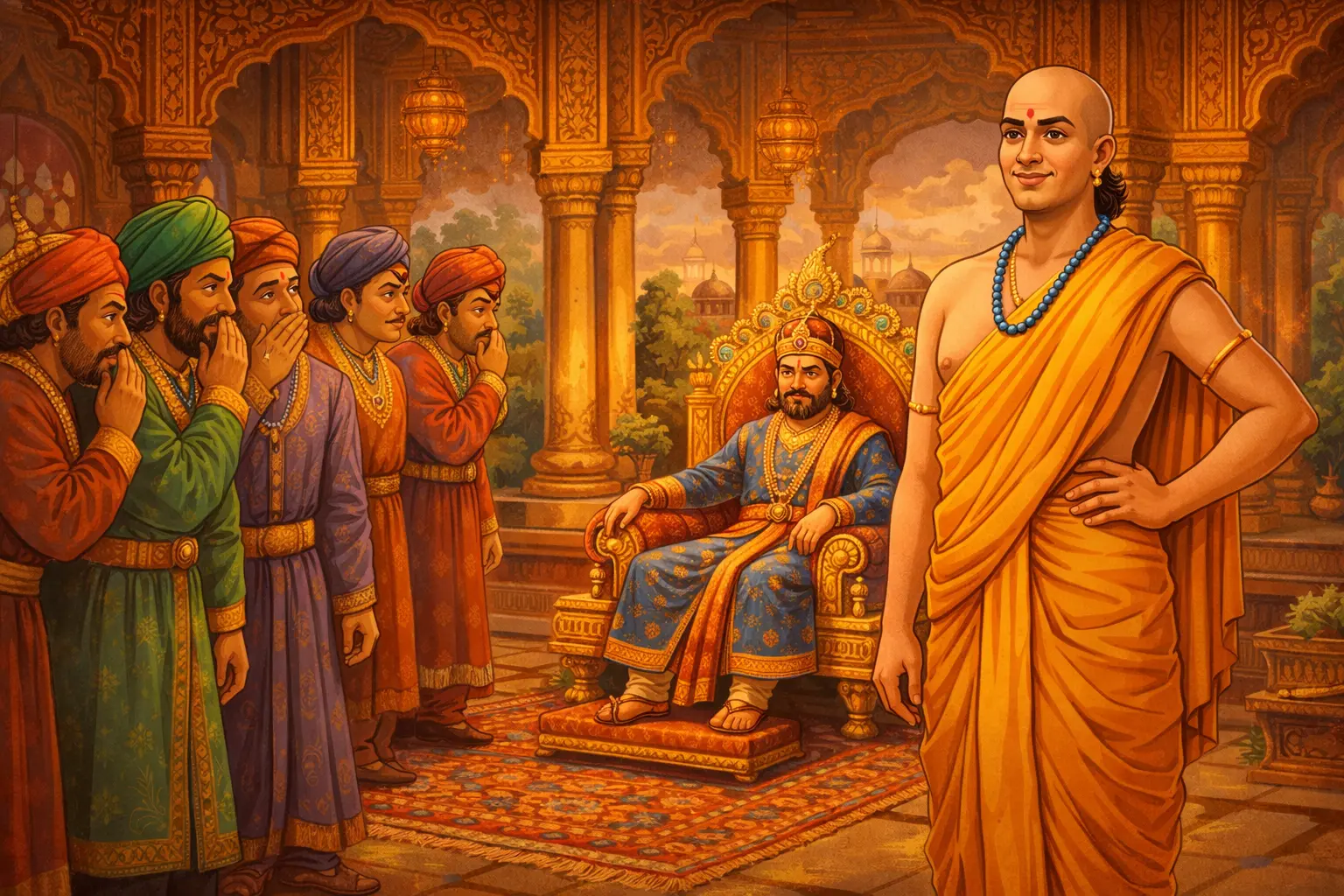 tenali raman clever story showing intelligence and wisdom in royal court