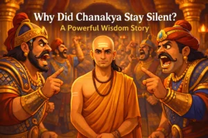 Why Chanakya Trusted Silence Over Strength wisdom story illustration