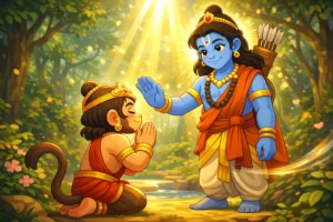 Why-Hanuman-became-Lord-Ramas-greatest-devotee-story-300x200 The Thirsty Crow Story – An Inspiring Panchatantra Tale with a Powerful Life Lesson
