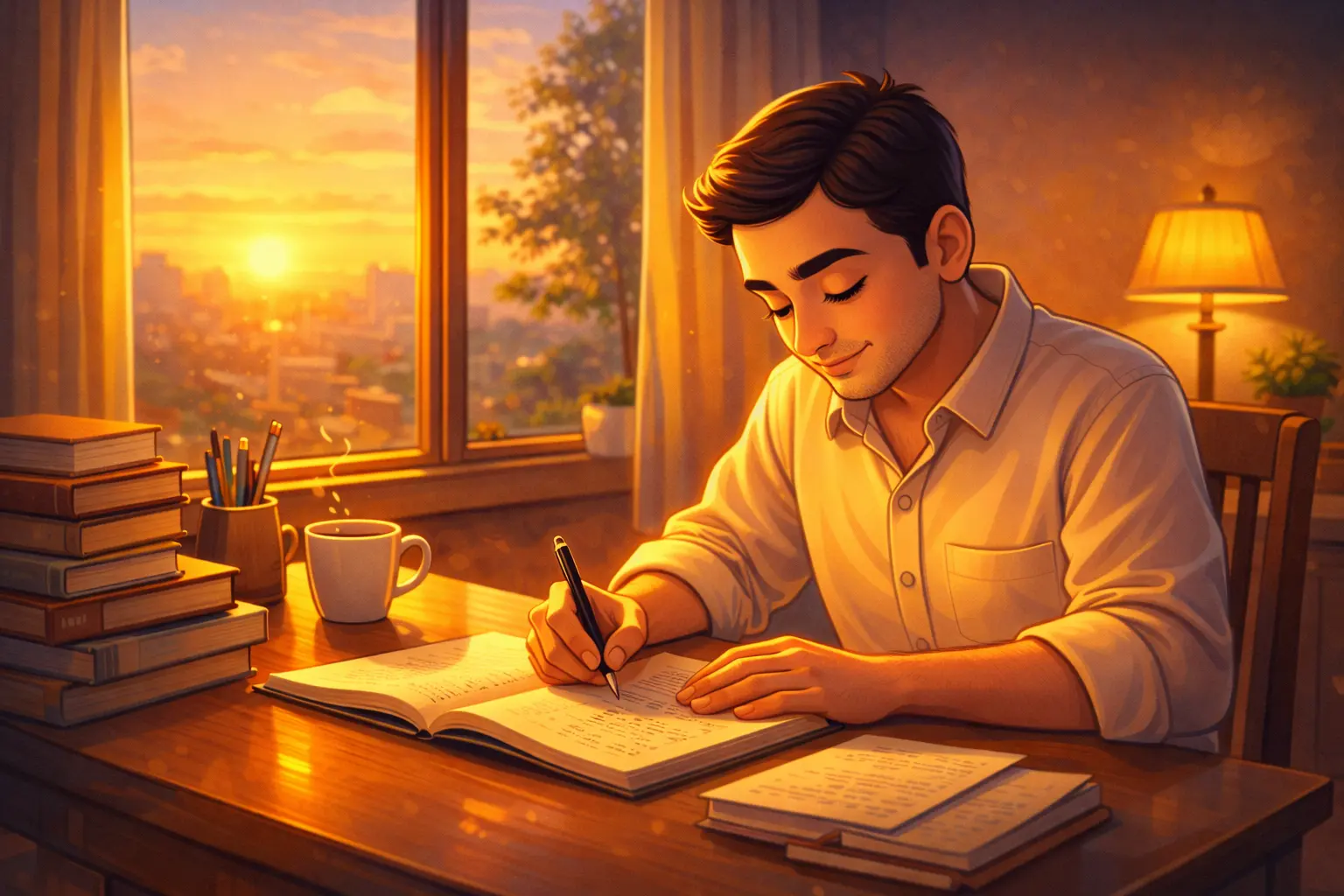 quiet habit changed everything story illustration