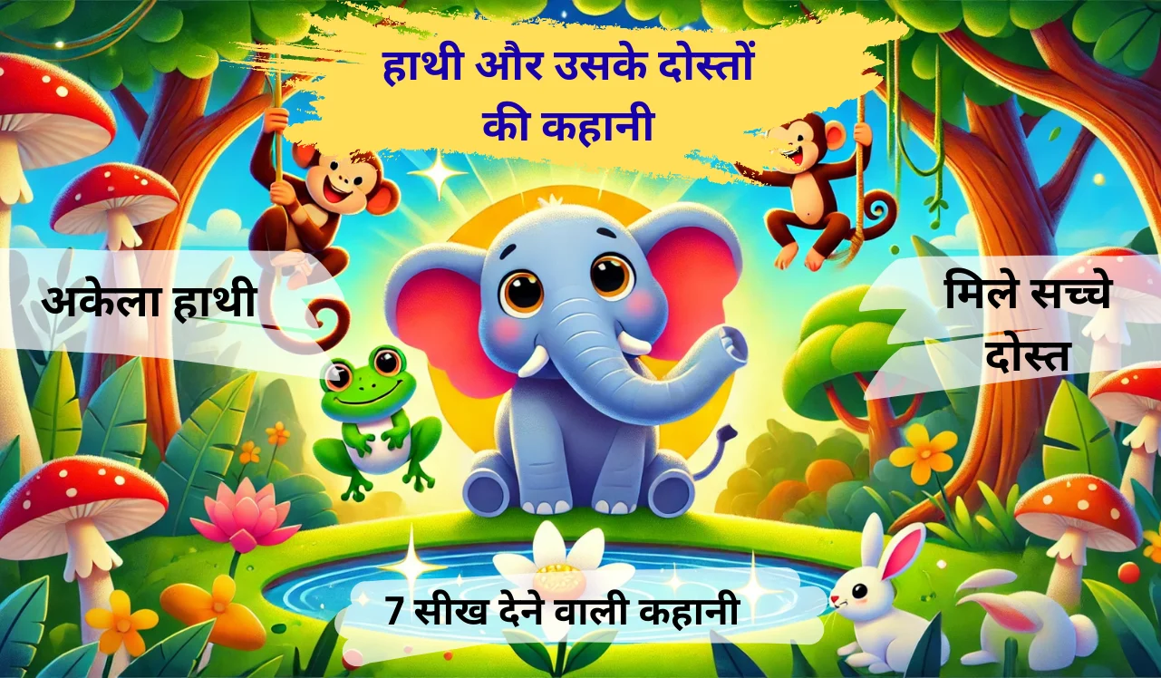 हाथी और उसके दोस्तों की कहानी बच्चों के लिए नैतिक कहानी