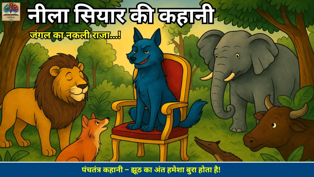 नीला-सियार-की-कहानी-पंचतंत्र-की-प्रसिद्ध-नैतिक-कहानी-thumbnail-image-1200x675 नीला सियार की कहानी – घमंड और झूठ का अंत बताने वाली प्रसिद्ध पंचतंत्र कहानी