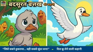 बदसूरत बत्तख की कहानी हिंदी में -Ugly Duckling Story in Hindi