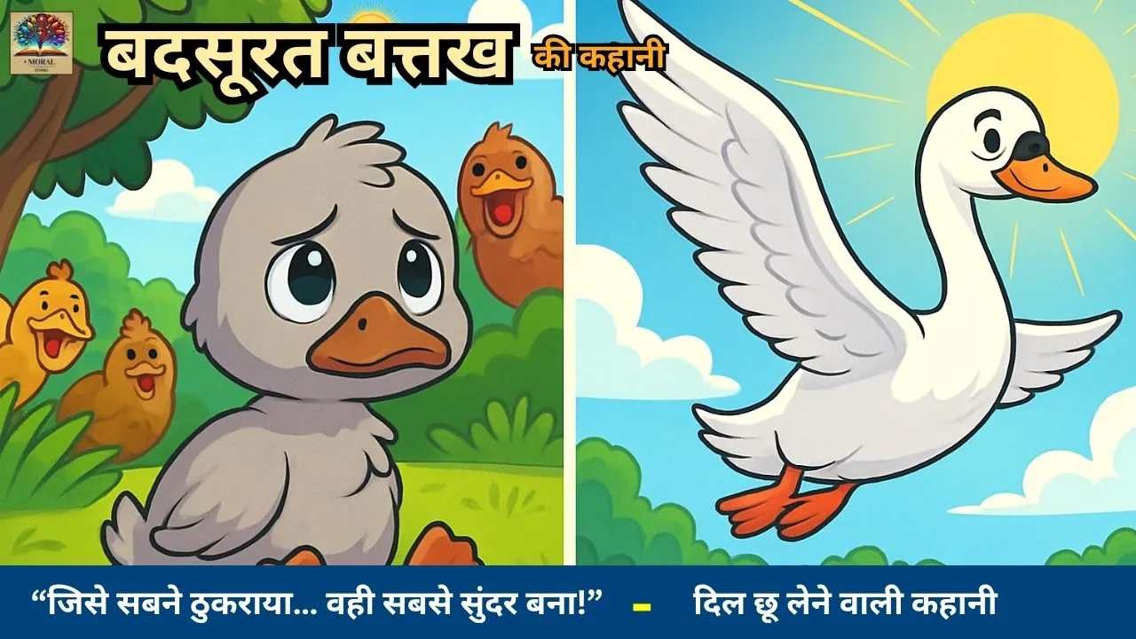 बदसूरत बत्तख की कहानी हिंदी में -Ugly Duckling Story in Hindi