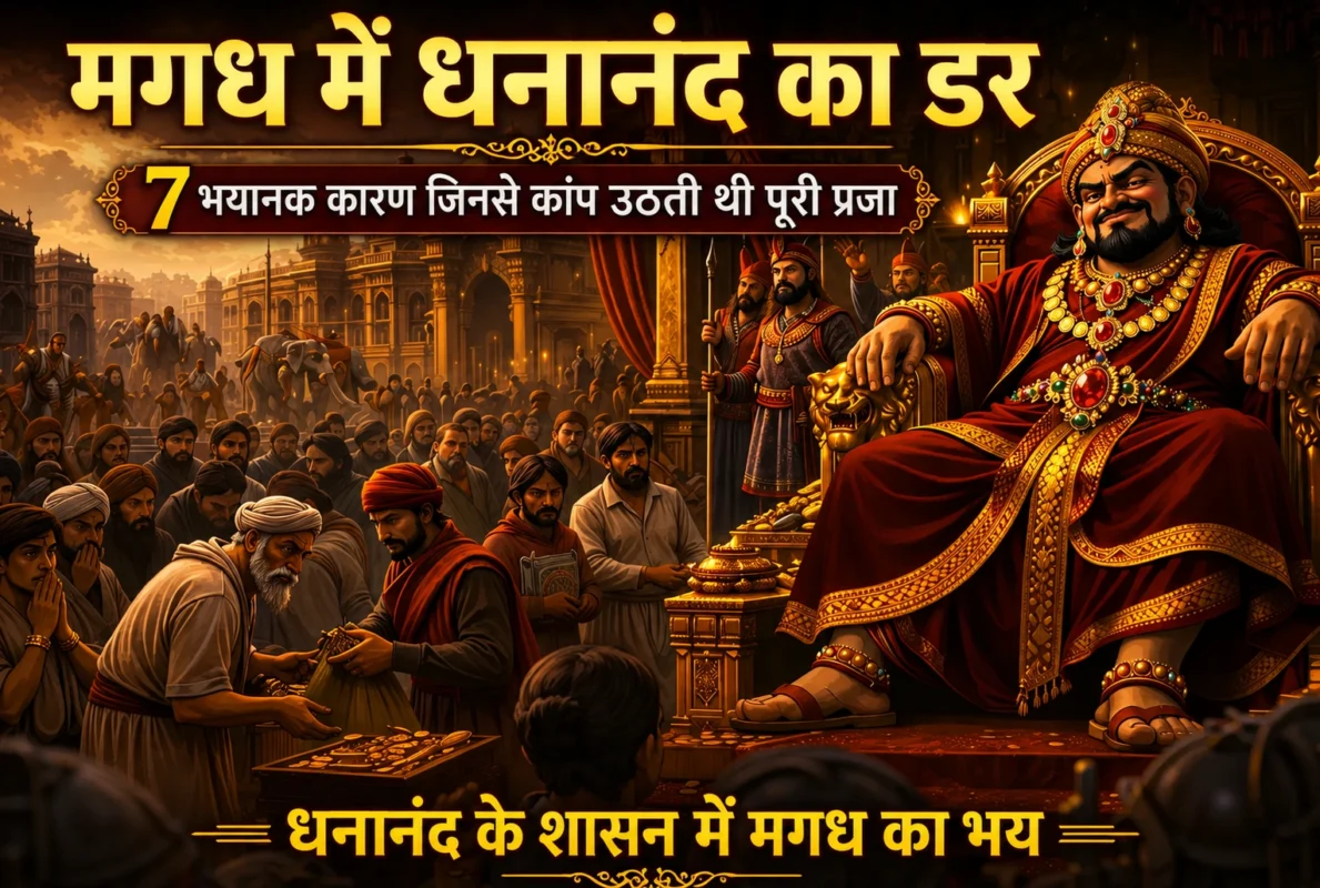 मगध-में-धनानंद-का-डर-और-भयभीत-प्रजा-का-दृश्य-1189x800 मगध में धनानंद का डर: 7 भयानक कारण जिनसे कांप उठती थी पूरी प्रजा (भाग 2)
