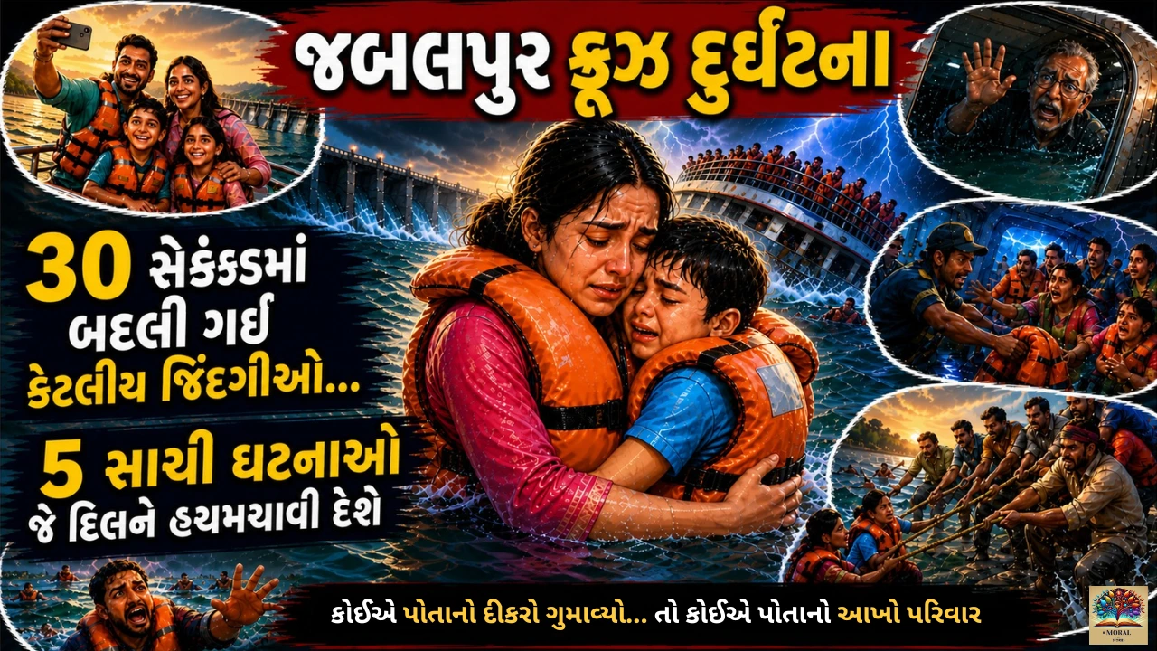 જબલપુર ક્રૂઝ દુર્ઘટનાની 5 સાચી ઘટના દર્શાવતું બરગી ડેમ બોટ અકસ્માતનું ભાવુક ગુજરાતી થંબનેલ