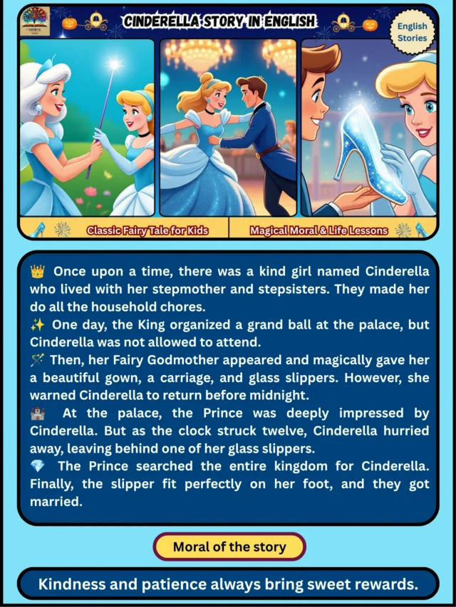 Cinderella Story | Magical Fairy Tale for Kids