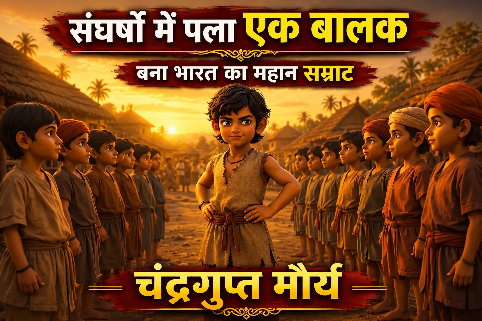 चंद्रगुप्त मौर्य का बचपन ya चंद्रगुप्त मौर्य बचपन में कैसे थे - संघर्षों से महान सम्राट बनने की कहानी