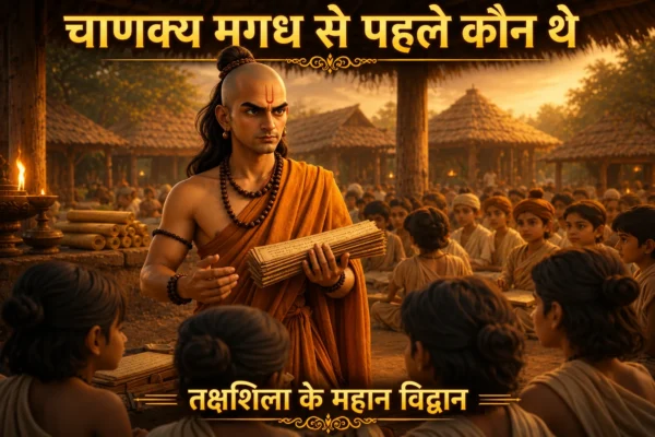 चाणक्य मगध से पहले कौन थे – तक्षशिला के महान विद्वान
