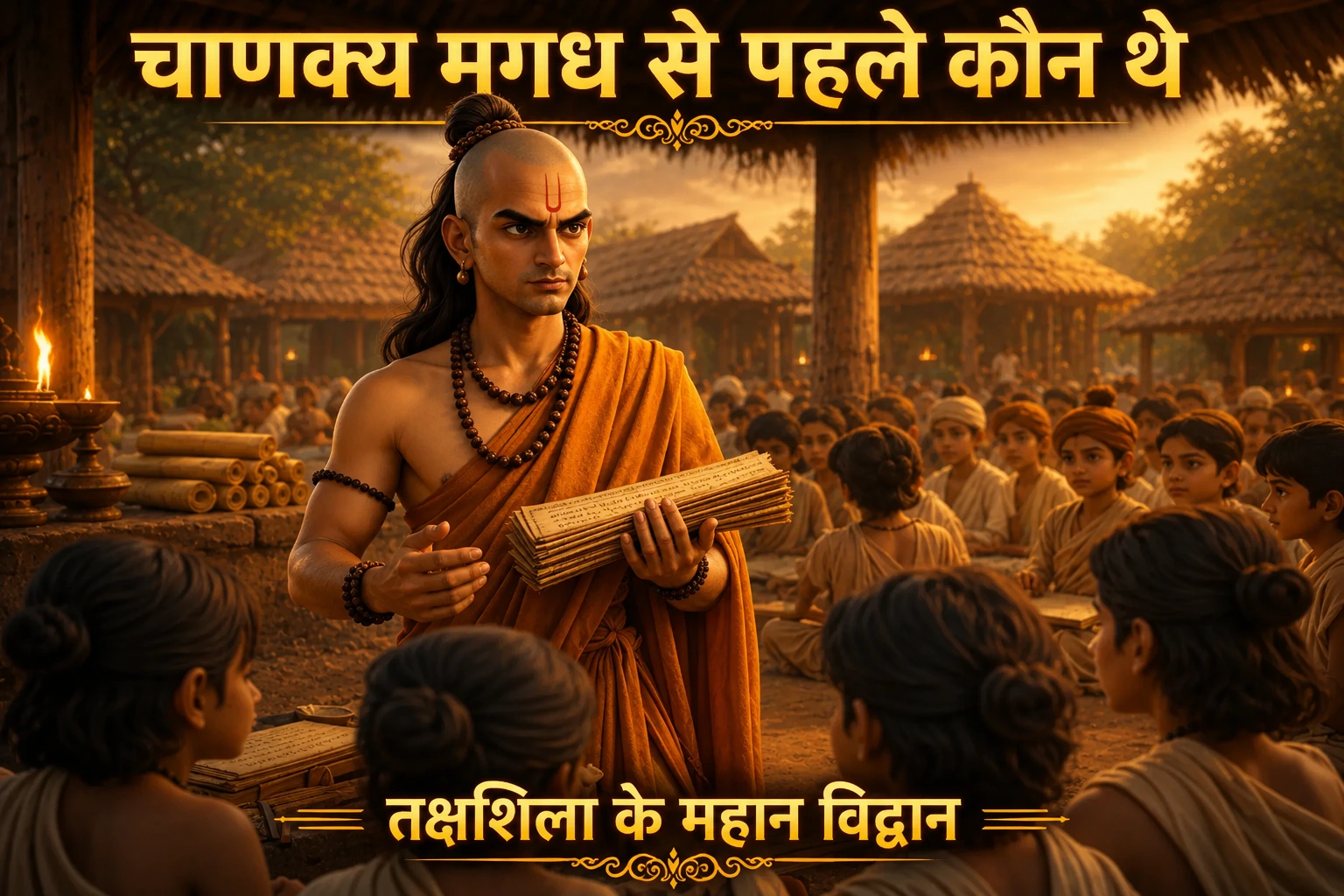 चाणक्य मगध से पहले कौन थे – तक्षशिला के महान विद्वान