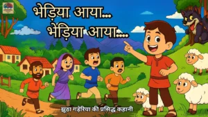 भेड़िया आया भेड़िया आया कहानी | The Boy Who Cried Wolf Story in Hindi