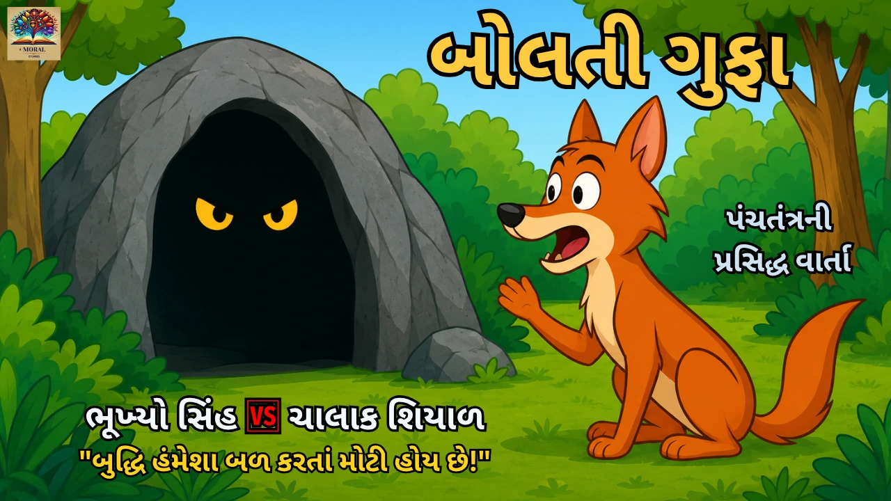 Bolti Gufani Varta (બોલતી ગુફાની વાર્તા) The talking Cave Story in Gujarati