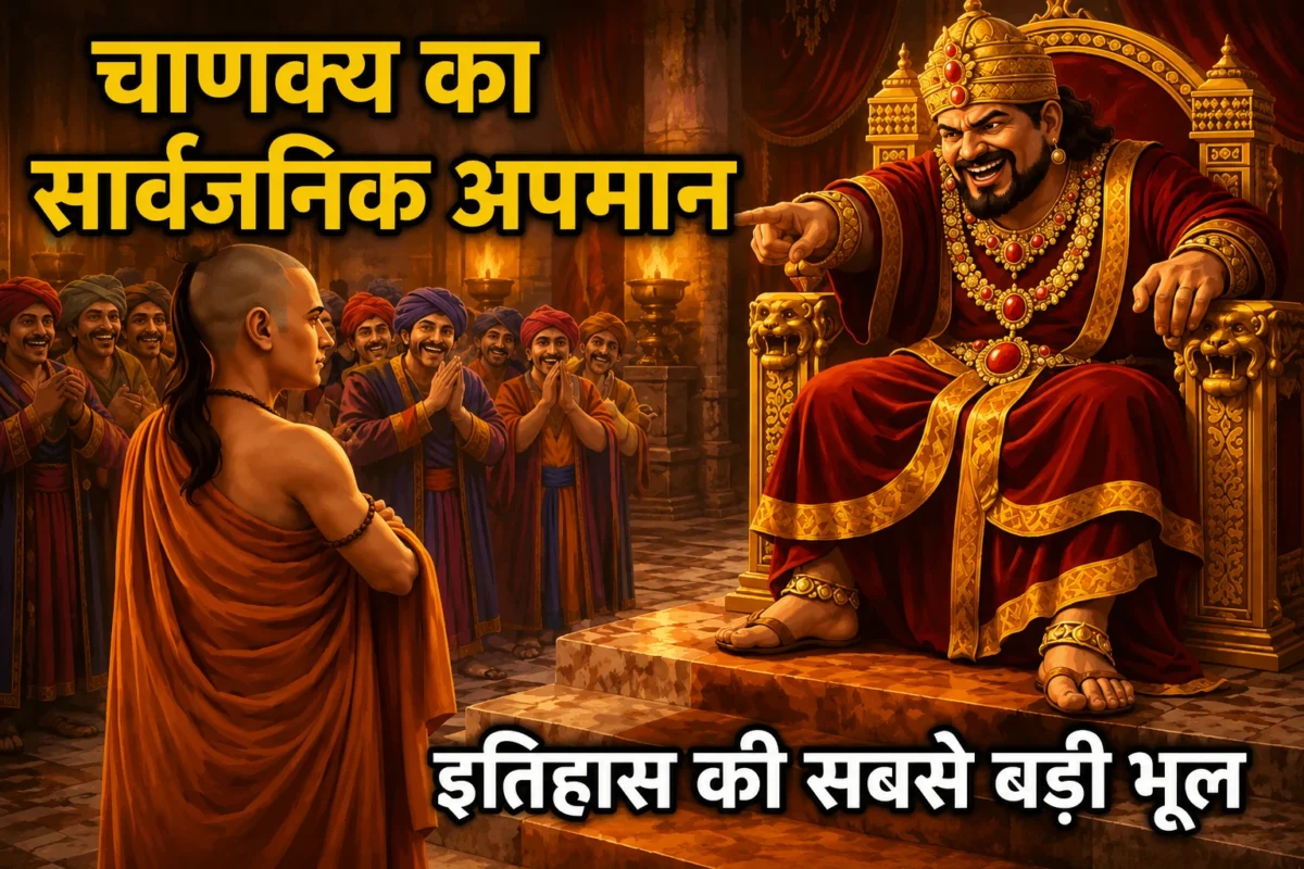 चाणक्य-का-सार्वजनिक-अपमान-मगध-के-राजदरबार-में-धनानंद-द्वारा-आचार्य-चाणक्य-का-अपमान-1200x800 चाणक्य का सार्वजनिक अपमान: जब धनानंद के अहंकार ने बदल दिया भारतीय इतिहास (भाग 7)
