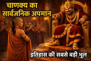 चाणक्य का सार्वजनिक अपमान: मगध के राजदरबार में धनानंद द्वारा आचार्य चाणक्य का अपमान