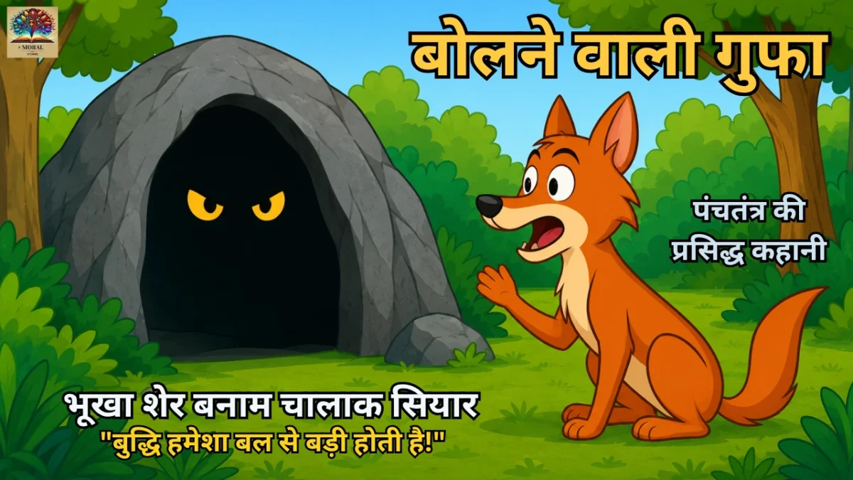 बोलने-वाली-गुफा-की-कहानी-The-talking-Cave-Story-in-Hindi-1200x675 The Talking Cave Story in Hindi | बोलने वाली गुफा की कहानी (शेर और चालाक सियार की प्रसिद्ध पंचतंत्र कहानी)