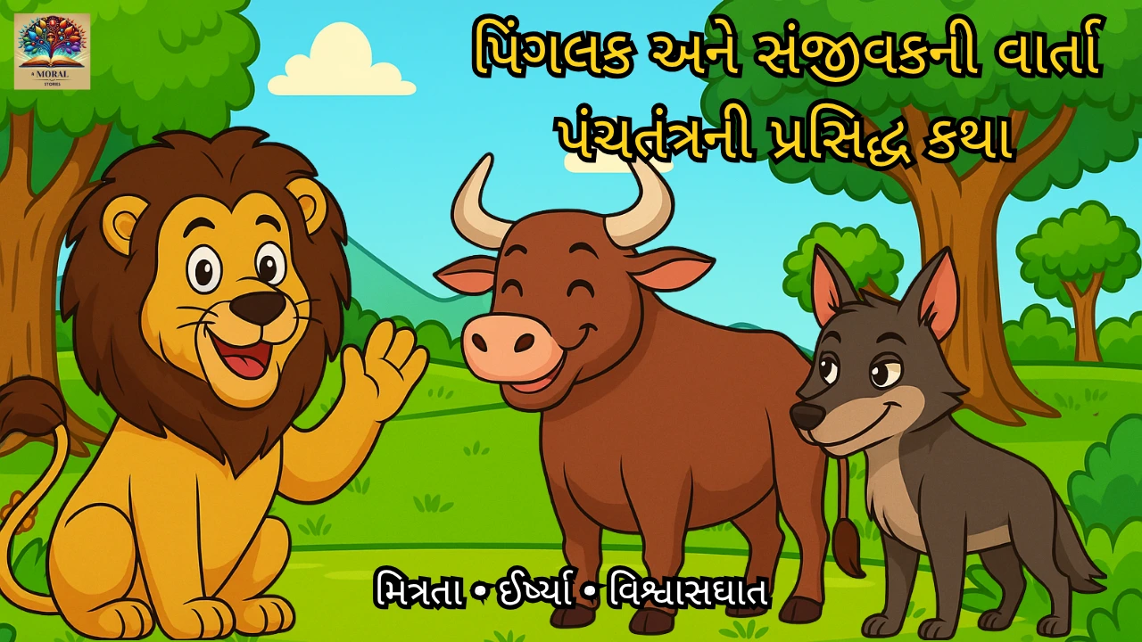 પિંગલક અને સંજીવકની વાર્તા Pinglak and Sanjeevak Story in Gujarati