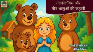 Goldilocks and the Three Bears Story in Hindi | गोल्डीलॉक्स और तीन भालुओं की कहानी