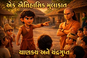 ચાણક્ય અને ચંદ્રગુપ્તની પહેલી મુલાકાત