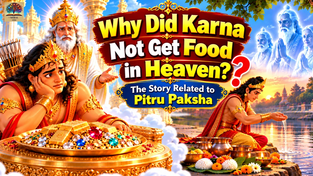 Why Did Karna Not Get Food in Heaven? A Pitru Paksha Story.