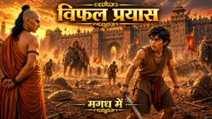 चंद्रगुप्त मौर्य का मगध पर पहला आक्रमण