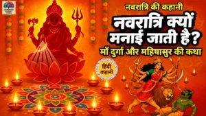 नवरात्रि क्यों मनाई जाती है माँ दुर्गा और महिषासुर की कहानी हिंदी में